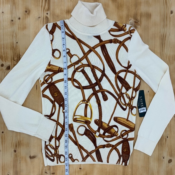 Lauren Ralph Lauren Equestrian Turtleneck Sweater - Picture 8 of 11